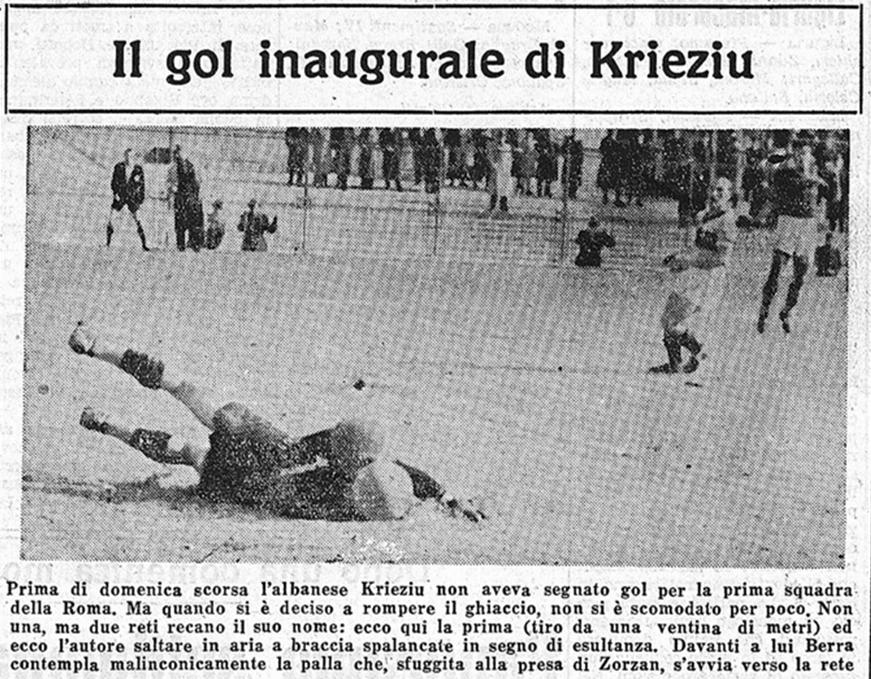 Il primo gol di Krieziu