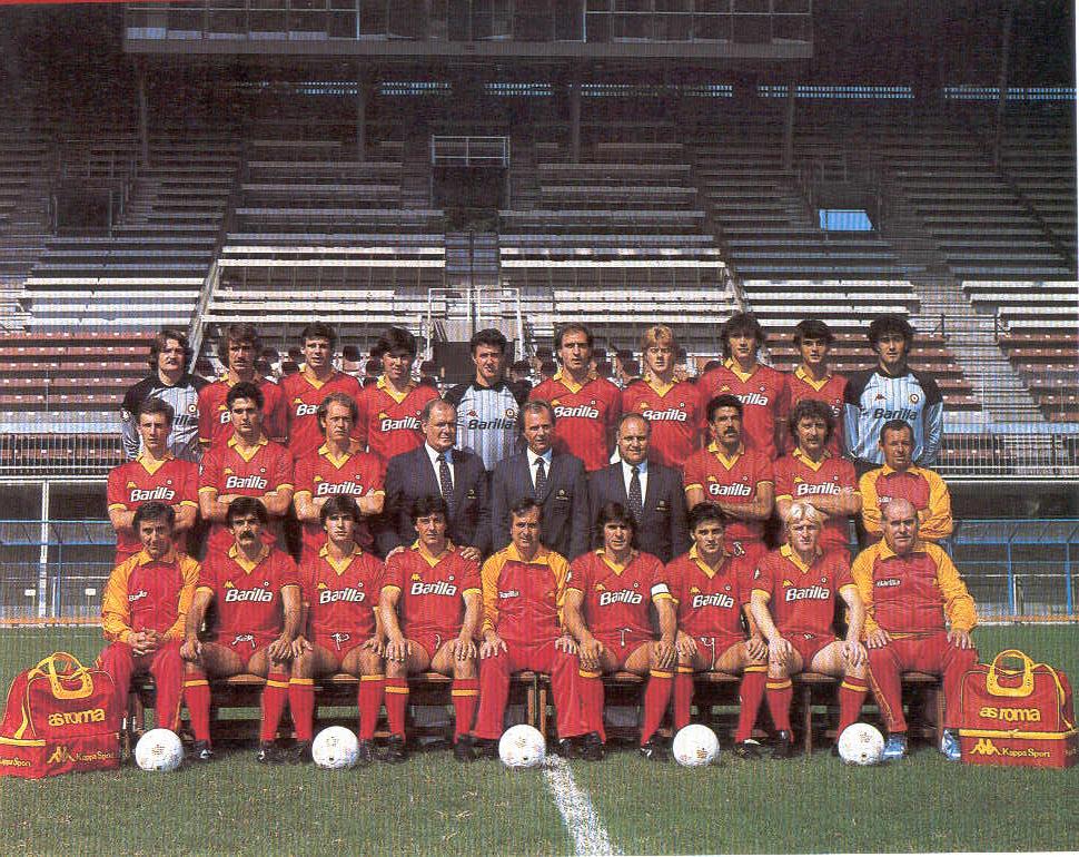 La rosa della Roma 1984-1985