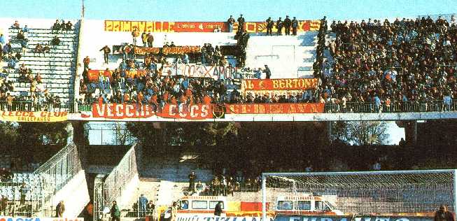 I tifosi giallorossi a Lecce
