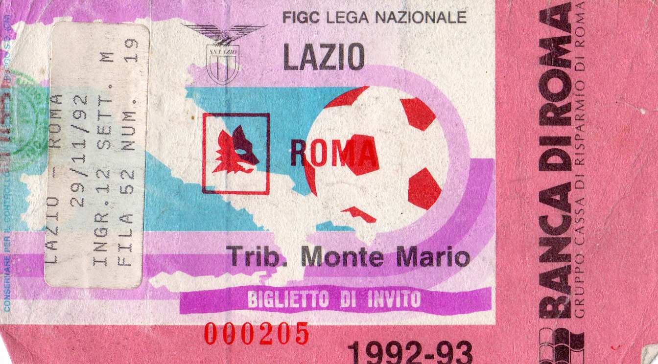 biglietto Lazio-Roma
