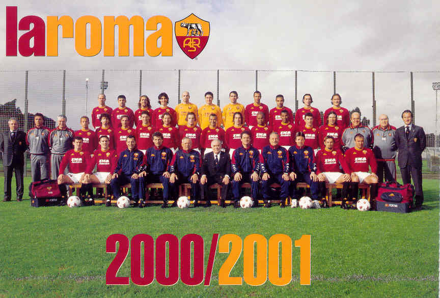 La rosa della Roma 2000-2001