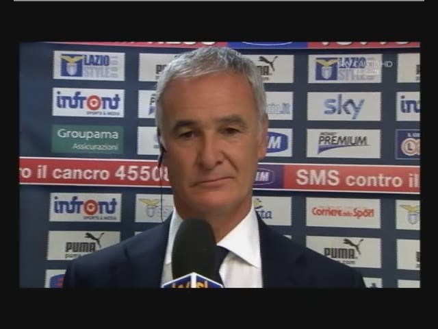 Ranieri a fine gara