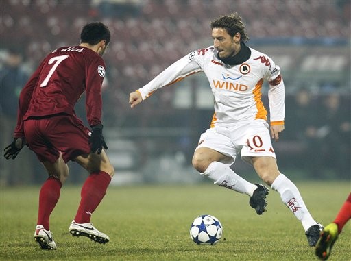 Francesco Totti in azione
