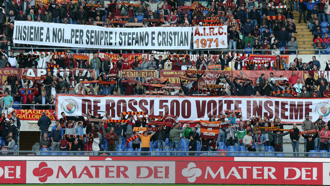 De Rossi fa 500 presenze con la Roma