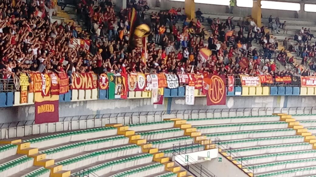I tifosi della Roma a Verona